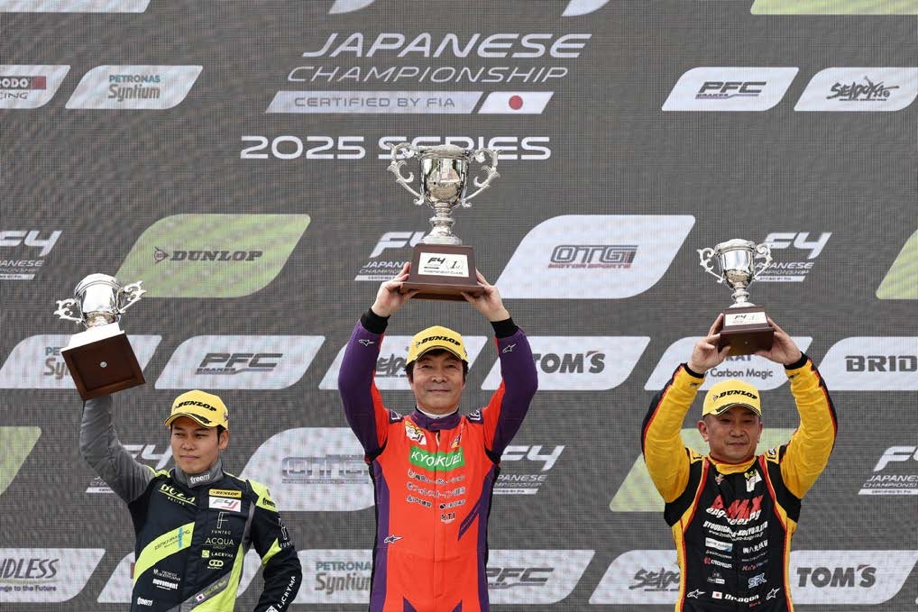 佐藤樹がポール・トゥ・ウインで5勝⽬を飾る　INDPは今⽥信宏が同じくポール・トゥ・ウイン