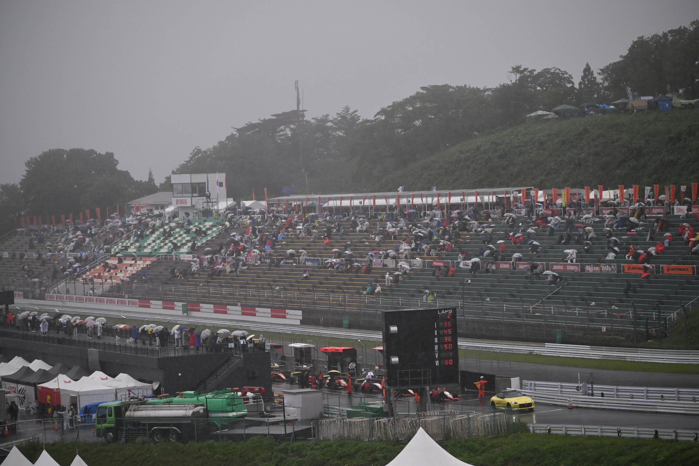 CHクラス決勝も激しい雨で赤旗終了レースは不成立という予期せぬ結末に